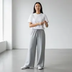 GU パフスウェットバギーパンツ XLサイズ　丈長め