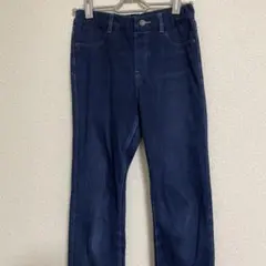 UNIQLO 濃紺 ストレートパンツ 150cm