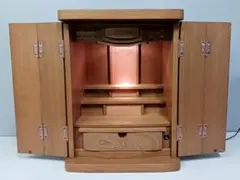 木製B型厨子 仏壇 仏具 観音開き 引き出し付き - メルカリ