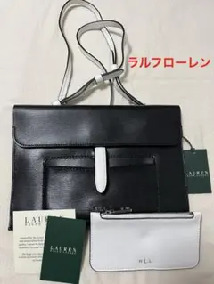 ラルフローレン　ショルダーバッグ　黒のサムネイル