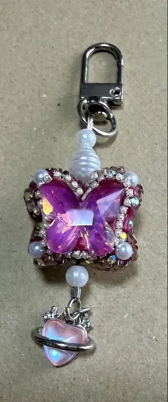 【即購入不可】バタフライ チャーム キーホルダー