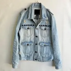 MSGM 女の子デニムジャケット8歳120cm - メルカリ