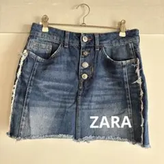 ダークブルーデニムミニスカート