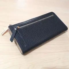 グッチ ディアマンテ柄 バンブー 長財布 ラウンドファスナー グリーン