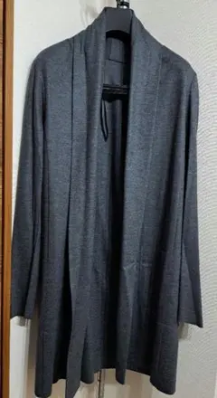 未使用　ATTACHMENT ショールカラー　グレー　コート　カーディガンのサムネイル