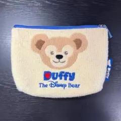 ディズニーシー ダッフィー ポーチ ボーダー アイボリー 青