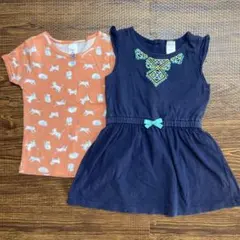 カーターズ　3T 90〜100 Tシャツ　チュニック　2点セット