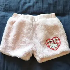 【美品♪】ハローキティ フワフワハーフパンツ 110cm
