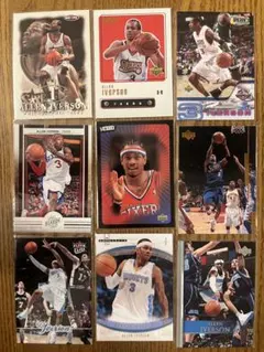 allen iverson 9枚-3 NBAカード