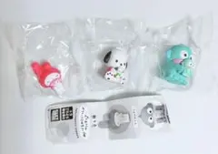 サンリオ　ぬいぐるみといっしょフィギュア　マイメロディ　ポチャッコ　ハンギョドン