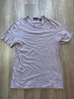 Theory セオリー CLEAN TEE スラブ 細ボーダー Tシャツ ピンクのサムネイル