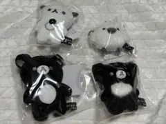 リラックマモノトーンぶらさげぬいぐるみ 3点セット - メルカリ