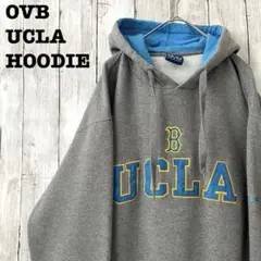 ち*わ様 アメリカ古着OVB UCLA切文字刺繍ロゴスウェットパーカー　しもふり
