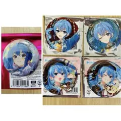 5点セット 星街すいせい 缶バッジ 5th fes 7周年 バレンタイン