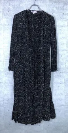 UNIQLO イネス コラボ 古着 星柄 カシュクール ロング ワンピース