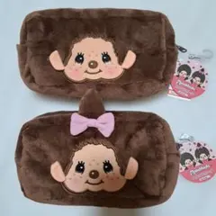 モンチッチ　スクエアポーチ　しまむら