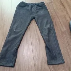 110サイズ ダークグレー 長ズボン