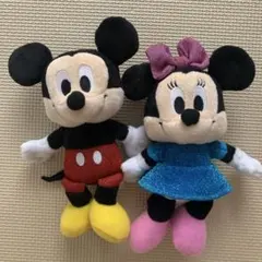 ミッキーマウス ミニーマウス ぬいぐるみセット