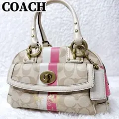 COACH Legacy Turnlock Mini Boston Pink