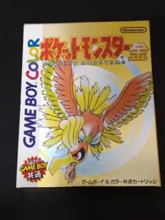 【美品】ポケットモンスター 金 箱・説明書付　ゲームボーイカラー