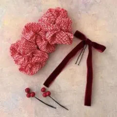 【P-01】リメイク髪飾り　七五三髪飾り　ヘッドドレス　ヘアアクセサリー　七五三