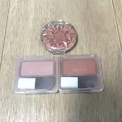 キャンメイク　クリームチーク　ちふれ　パウダーチーク　3点セット