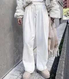 INGNI イージースウェットパンツ ホワイト