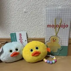 mojojojoビーズチェーン付きフェイスマスコット3＆キーホルダーセット