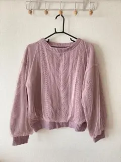 【新品・タグ付】CECIL McBEE レースニットセーター