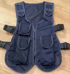 防護衣風ベスト　耐刃機能無　警察グッズ　個人装備　サバゲー　ミリタリー 制服のサムネイル