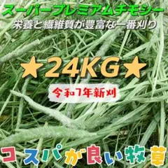 ★SPチモシー1番刈 24kg ◼︎小動物 ペットフード 牧草 うさぎ おやつのサムネイル
