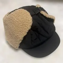 3/4まで【未使用タグ付き】フライトキャップ　もこもこ