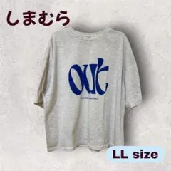 しまむら annaさん ビックTシャツ プルオーバー グレー LL