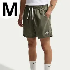 新品　NIKE ナイキ クラブ フロー ショート　ハーフパンツ　M オリーブのサムネイル