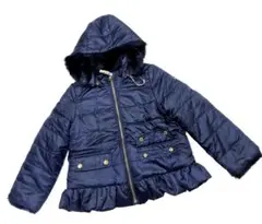 タルティーヌエショコラ★ 中綿入★ リバーシブル ジャケット★ 紺★110