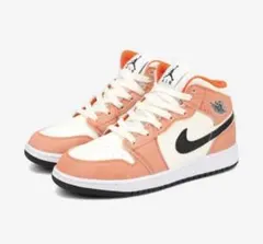 Nike Air Jordan 1 Mid オレンジ/ホワイト
