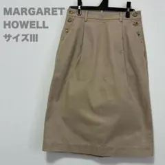 MARGARET HOWELL コットン スカート サイズⅢのサムネイル