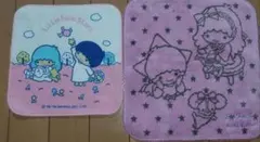未使用♥️リトルツインスターズ(キキララ)　ハンドタオル　2枚セット ③♥️