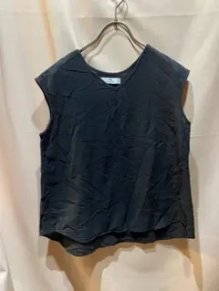 Sonny Label / アーバンリサーチノースリーブ ブラウス Vネック 黒