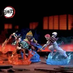 鬼滅の刃 XrossLinkフィギュア 竈門炭治郎 冨岡義勇 猗窩座 3種セット