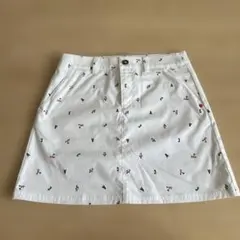 adidas ホワイト　スカート Mサイズ