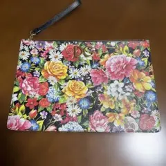 Dolce & Gabbana クラッチバッグ 花柄 DGロゴのサムネイル