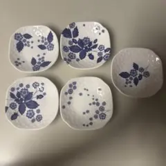 未使用 有田焼 桜絵 銘々皿5枚 さくら サクラ お祝い テーブル