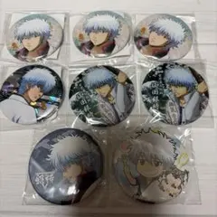 銀魂 キャラバッジコレクション 坂田銀時 九尾 缶バッジ 銀時 銀さん