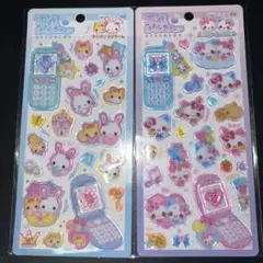 平成はっぴーフォン　２点セット　フワフワらびちゃんまじかるみゅーちゃん