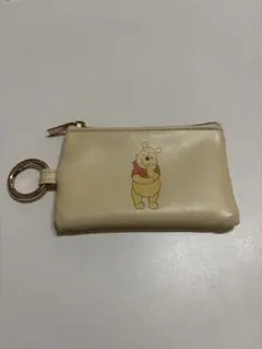 くまのプーさん カードポケット付きキーケース