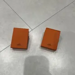 HERMES オレンジ ギフトボックス 2個セット