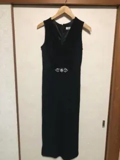 メトリーゼ 黒 ロングワンピースドレス