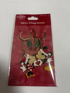 ディズニーリゾート　クリスマス2025 ミッキーミニーペアキーチェーン