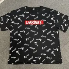 LARKINS ブラック Tシャツ 4Lサイズ　ラーキンス　大きいサイズのサムネイル